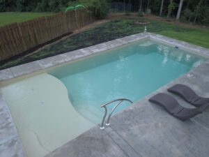 fiberglass pool contractor D32 model