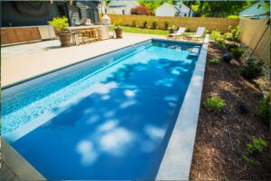 fiberglass pool company M35 model Goodrich Michigan