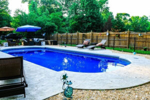 fiberglass pool projects near Mt Pleasant Michigan