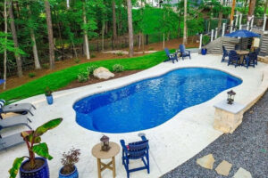 high quality fiberglass pool installation Lapeer Michigan