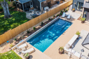 top rated fiberglass pool design company near Howell Michigan