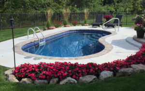 Virtue fiberglass pool for sale Saginaw MI