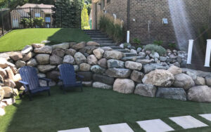 concrete retaining wall installation company near Brighton MI