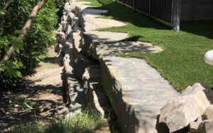 custom retaining wall design companies near Davison MI