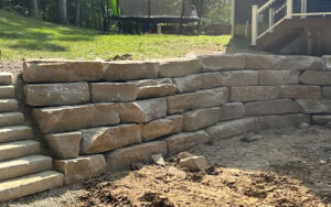 top rated custom retaining wall construction near Waterford MI